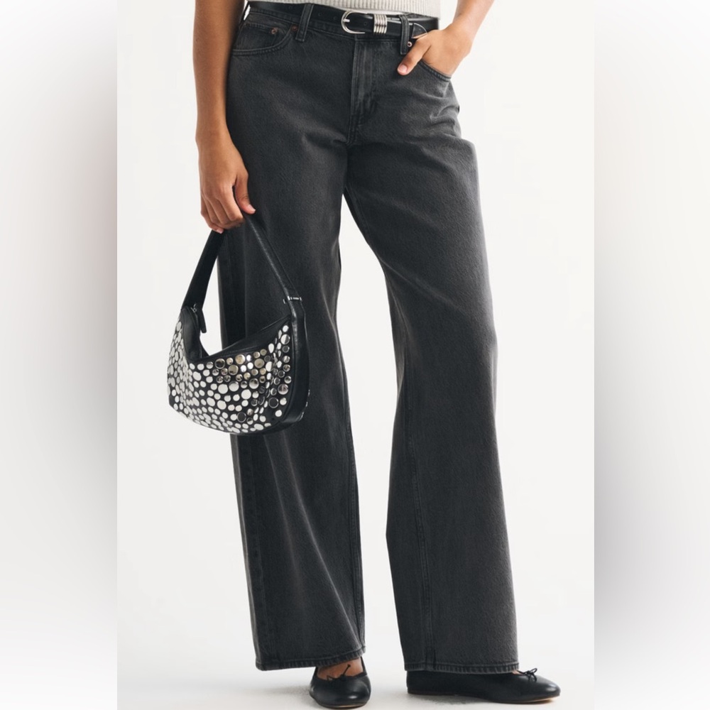 Abercrombie & Fitch Black Flare Jeans